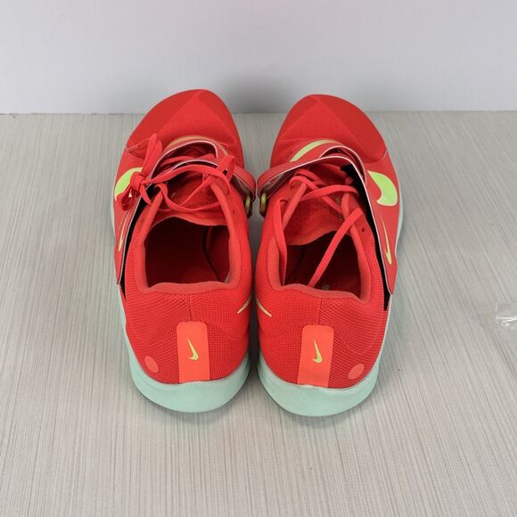 Nike Zoom Rival Bright Crimson Lime Blast Track Spikes Men's Size 13 DR2756-600 - Picture 5 of 9